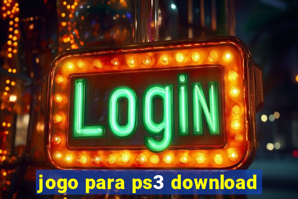 jogo para ps3 download